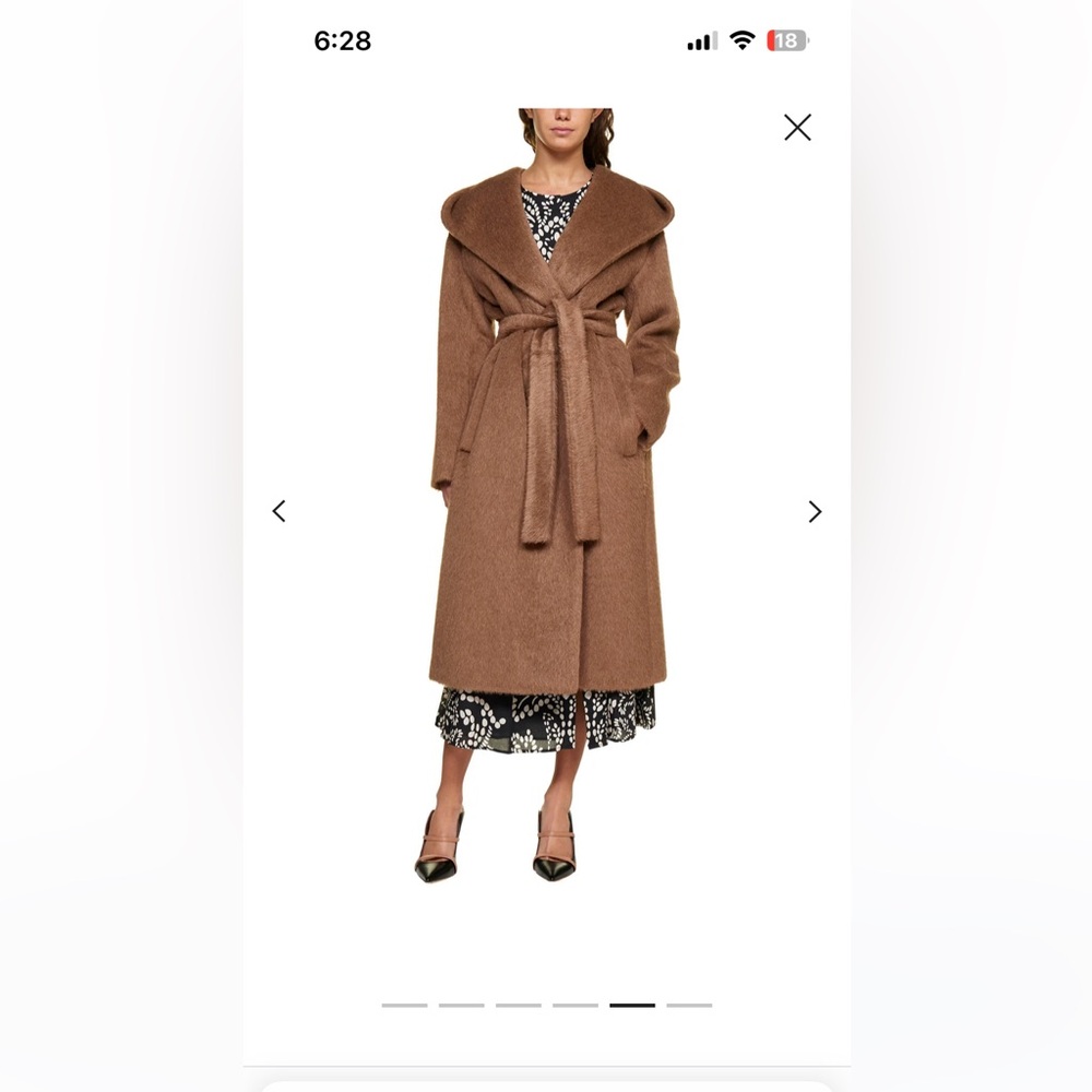 MAX MARA EGERIA AUTHENTIC COAT MADE IN ITALY Size 6 Fits 8/10 - Picture 3 of 11